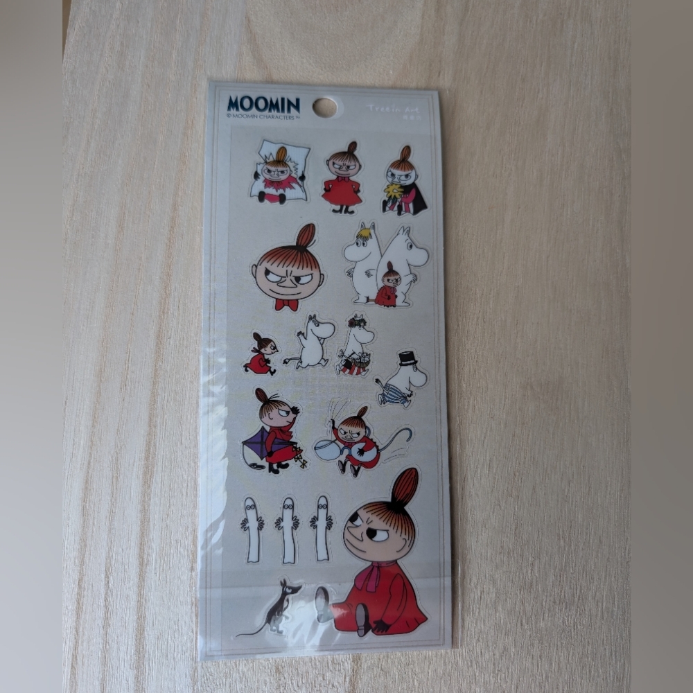 Moomin Little My Stickers 7.5 X 3.2 Inches In Size
